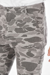Virgin Wool Camouflage Pants